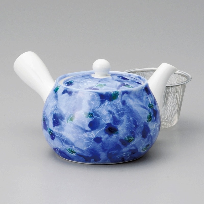 金正陶器 濃牡丹中急須(アミ付) 1個(ご注文単位1個)【直送品】