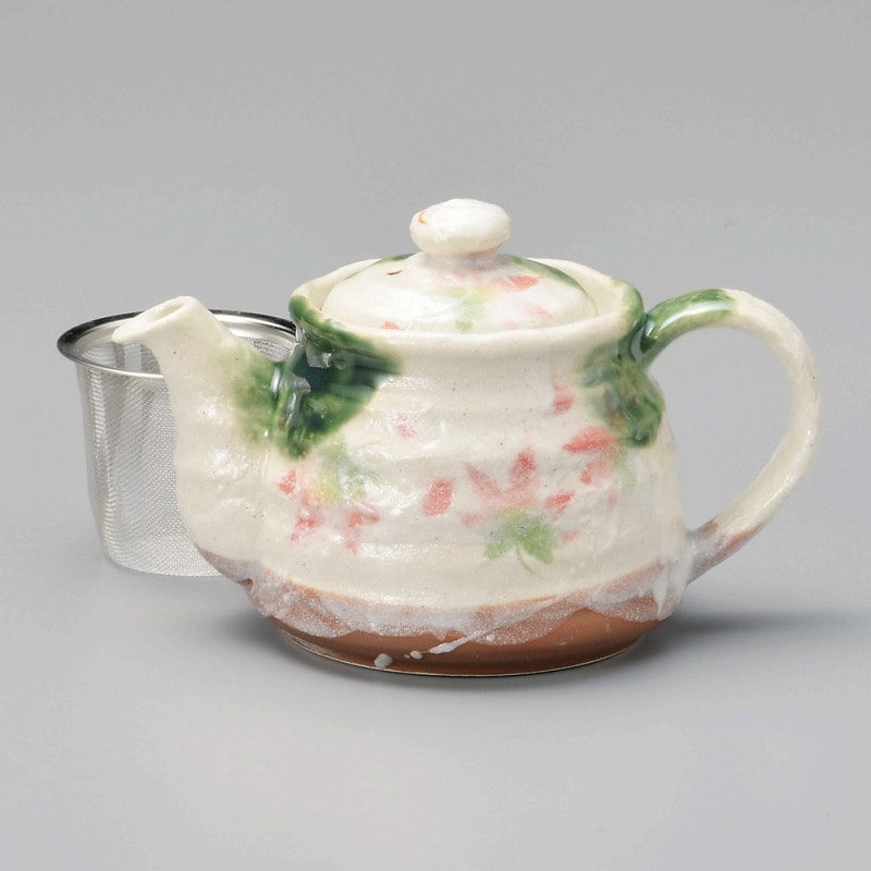 金正陶器 織部春秋ポット(アミ付) 1個(ご注文単位1個)【直送品】