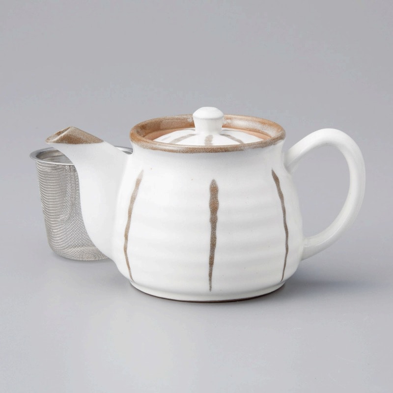 金正陶器 京十草六ベエポット(カゴアミ付) 1個(ご注文単位1個)【直送品】