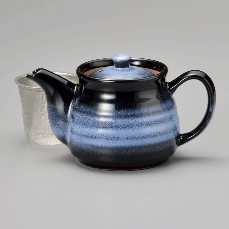 金正陶器 オーロラ六兵衛ポット(カゴアミ付) 1個(ご注文単位1個)【直送品】