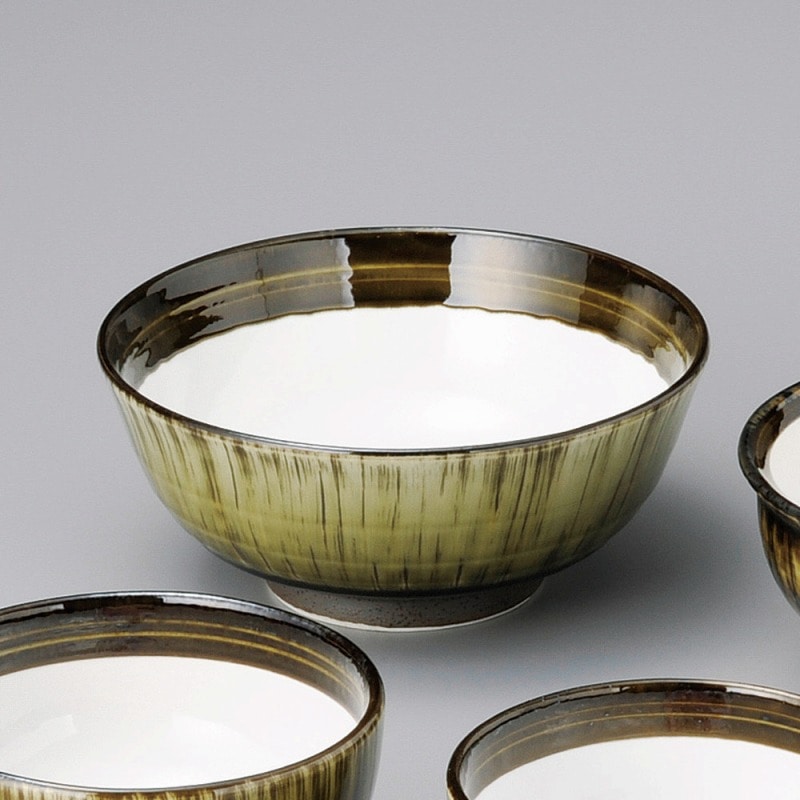 金正陶器 掻落織部7.5大鉢 1個(ご注文単位1個)【直送品】