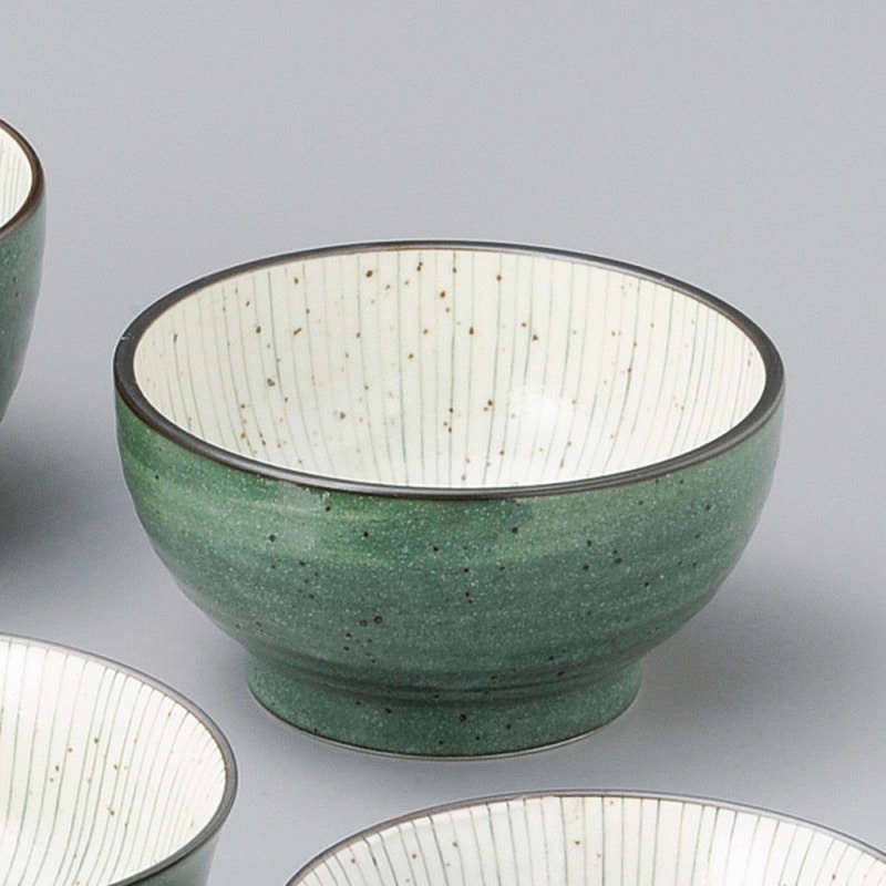 金正陶器 ｸﾞﾘｰﾝ十草5.5釜上丼 1個（ご注文単位1個）【直送品】