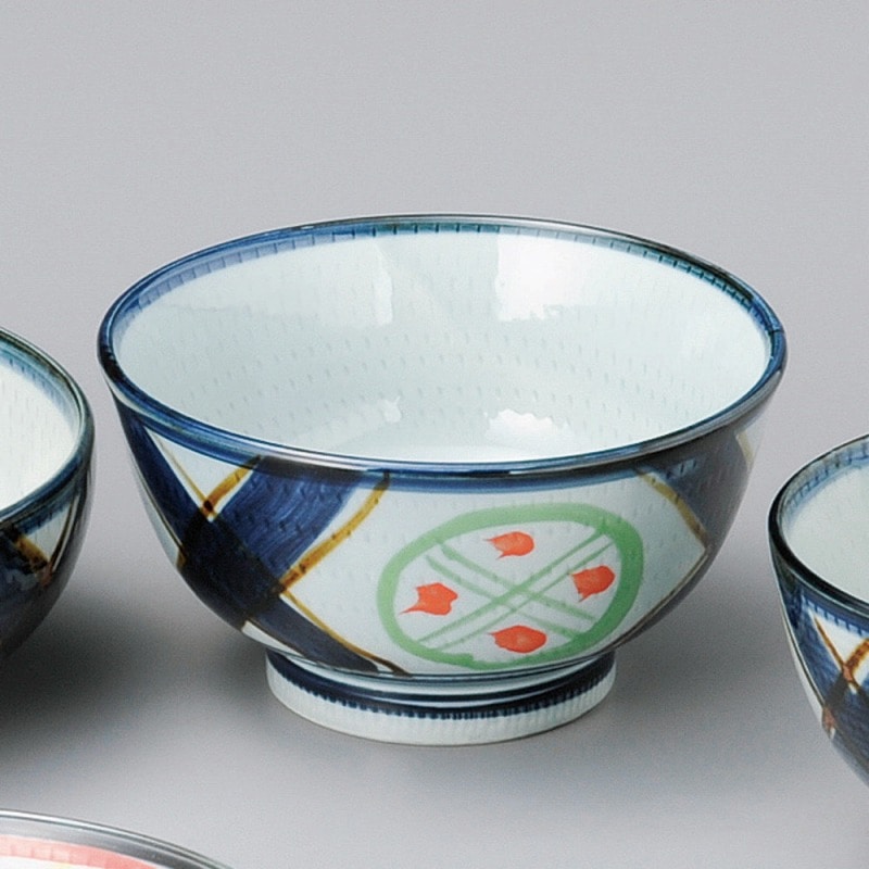 金正陶器 三彩丸紋6.0高浜多用丼 1個（ご注文単位1個）【直送品】