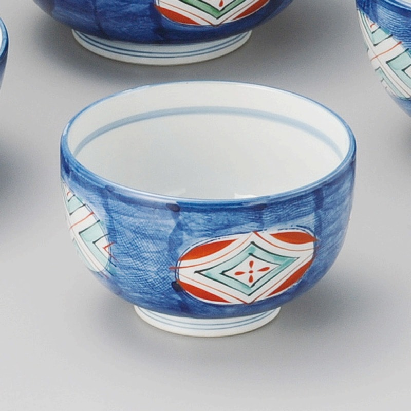 金正陶器 染錦菱紋4.5多用丼 1個（ご注文単位1個）【直送品】