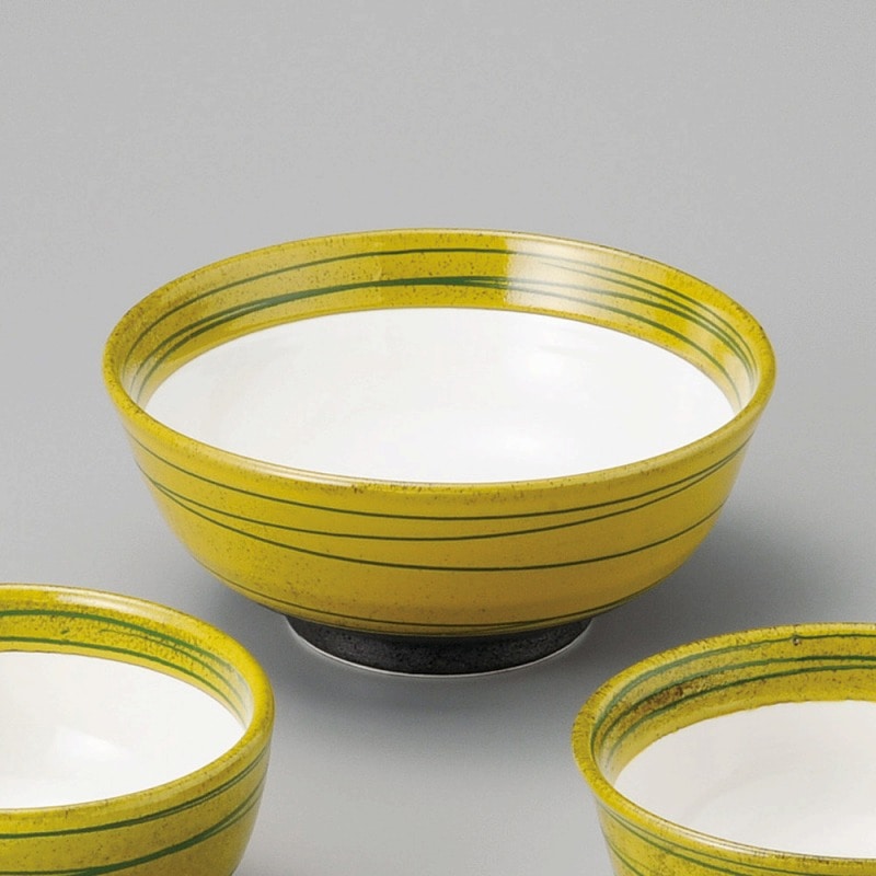 金正陶器 黄柚子7.5大鉢 1個(ご注文単位1個)【直送品】