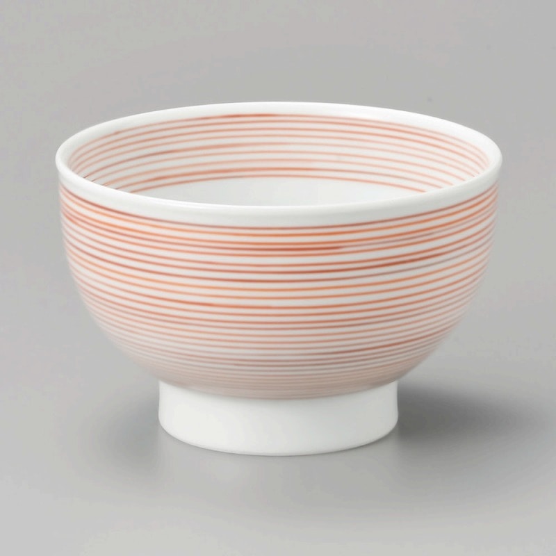 金正陶器 赤千筋高台5.5鉢 1個(ご注文単位1個)【直送品】