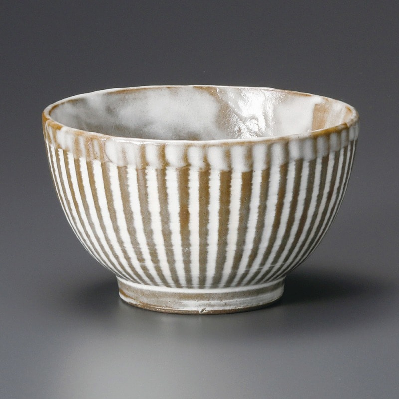 金正陶器 化粧削りライン志野4.0ボール 1個(ご注文単位1個)【直送品】