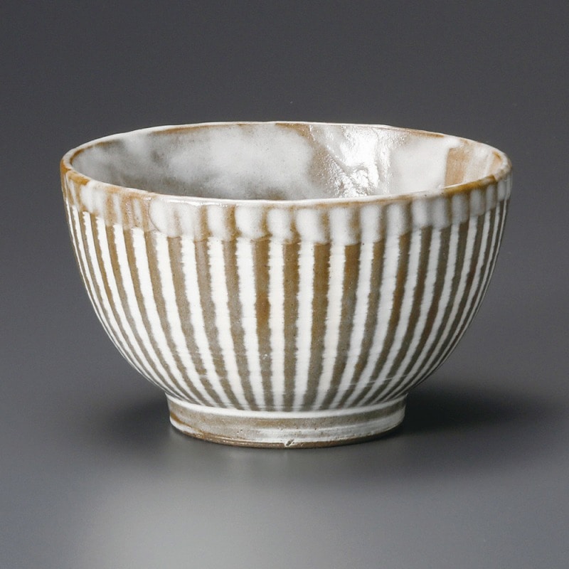 金正陶器 化粧削りライン志野5.0ボール 1個(ご注文単位1個)【直送品】