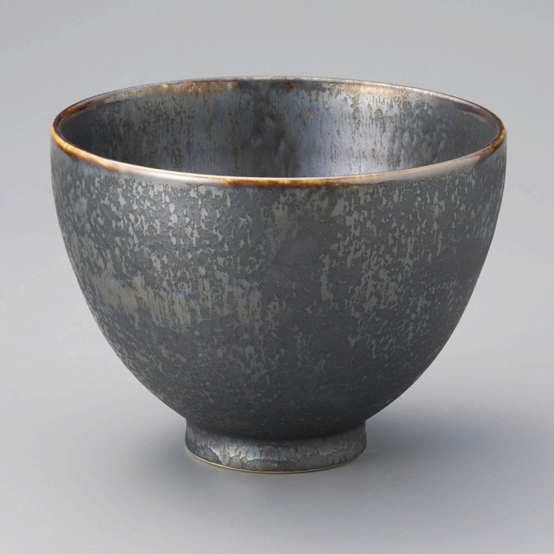 金正陶器 銀鉄釉トールボール(S) 1個(ご注文単位1個)【直送品】