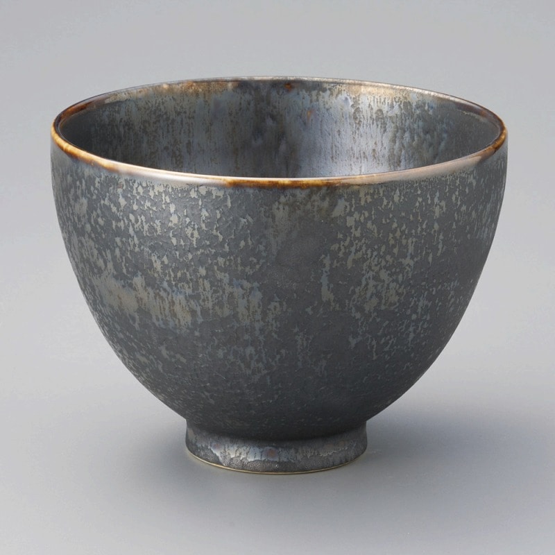 金正陶器 銀鉄釉トールボール(M) 1個(ご注文単位1個)【直送品】