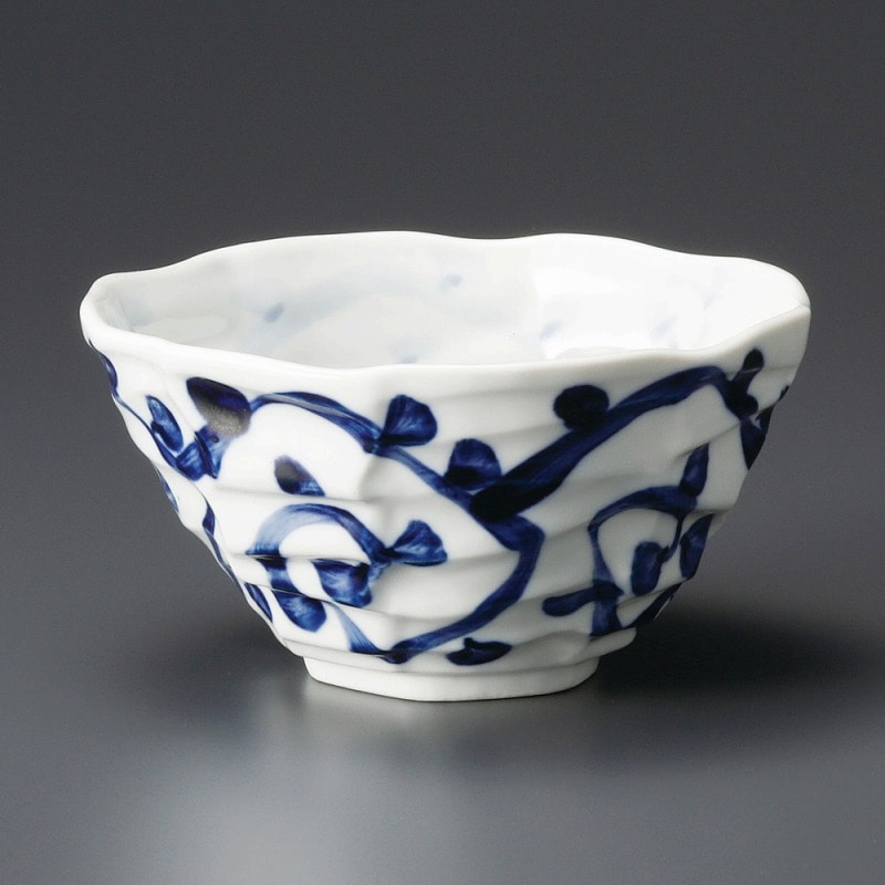 金正陶器 手描きたこ唐草八角4.5丼 1個（ご注文単位1個）【直送品】