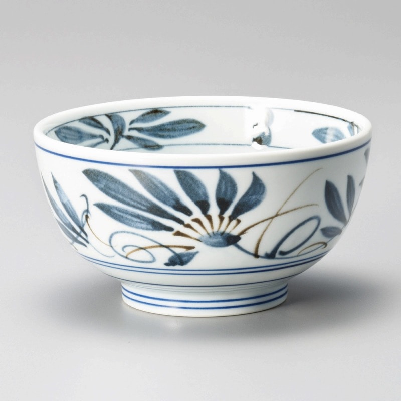 金正陶器 古染輪花5.0京丼 1個（ご注文単位1個）【直送品】