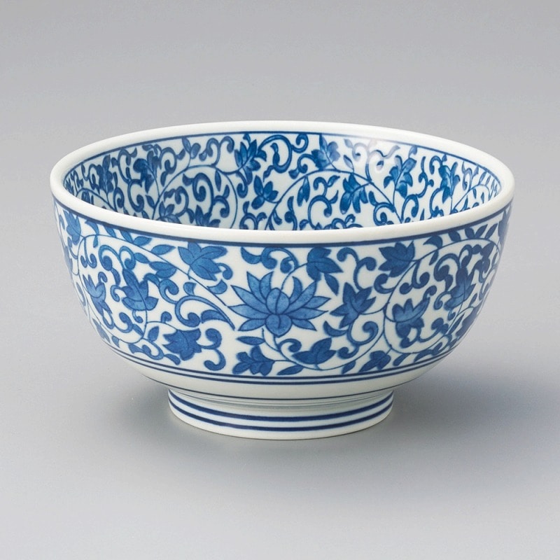 金正陶器 古染唐草4.0京丼 1個（ご注文単位1個）【直送品】