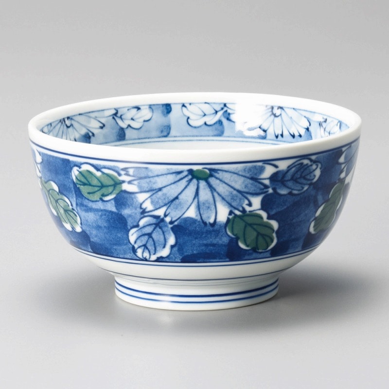 金正陶器 二色だみ菊4.0京丼 1個（ご注文単位1個）【直送品】