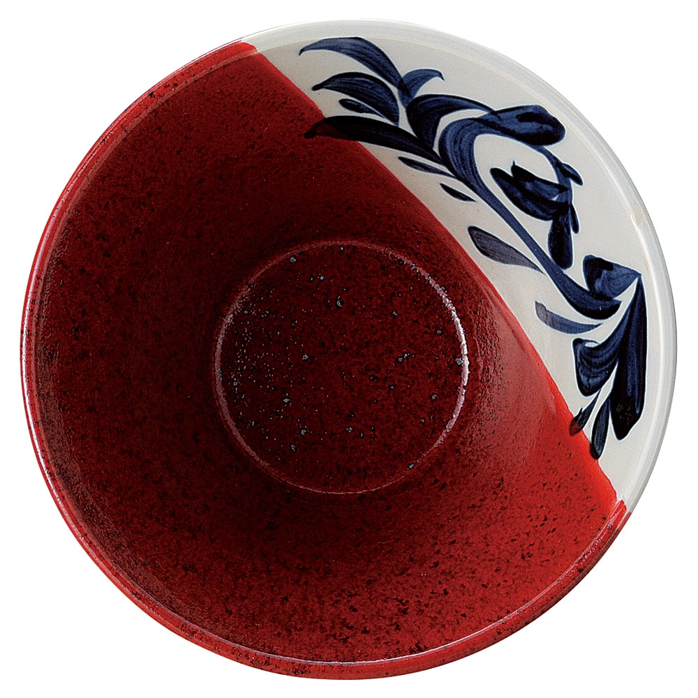 金正陶器 赤結晶唐草6.5富士丼 1個（ご注文単位1個）【直送品】