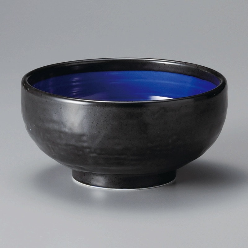 金正陶器 南蛮ﾌﾞﾙｰ石目5.5高浜丼 1個（ご注文単位1個）【直送品】