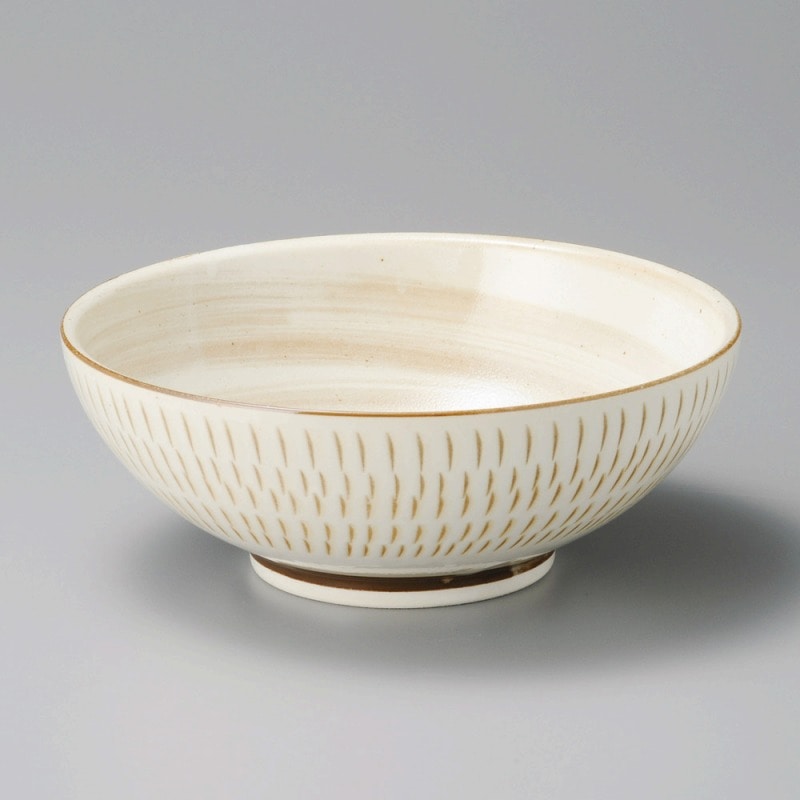 金正陶器 萩かんな麺鉢 1個(ご注文単位1個)【直送品】