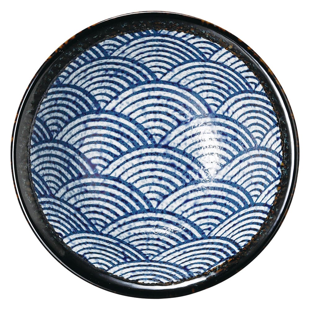 金正陶器 青海波6.3反和丼 1個（ご注文単位1個）【直送品】