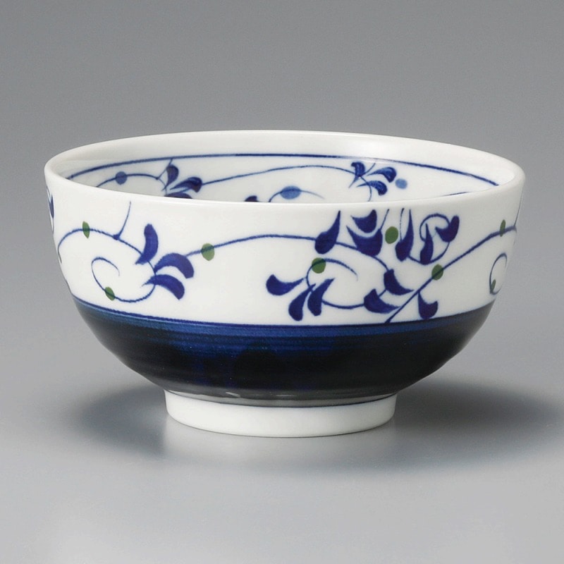 金正陶器 土岐唐草青5.0丼 1個（ご注文単位1個）【直送品】