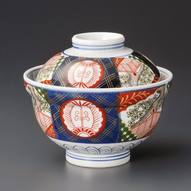 金正陶器 錦小桜5.5蓋丼 1個（ご注文単位1個）【直送品】