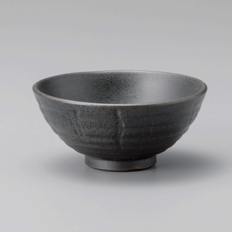 金正陶器 窯変文彩(黒)茶碗 1個(ご注文単位1個)【直送品】