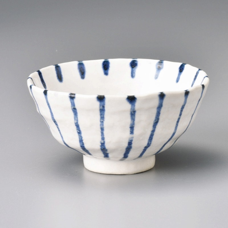 金正陶器 呉須十草茶碗 1個（ご注文単位1個）【直送品】