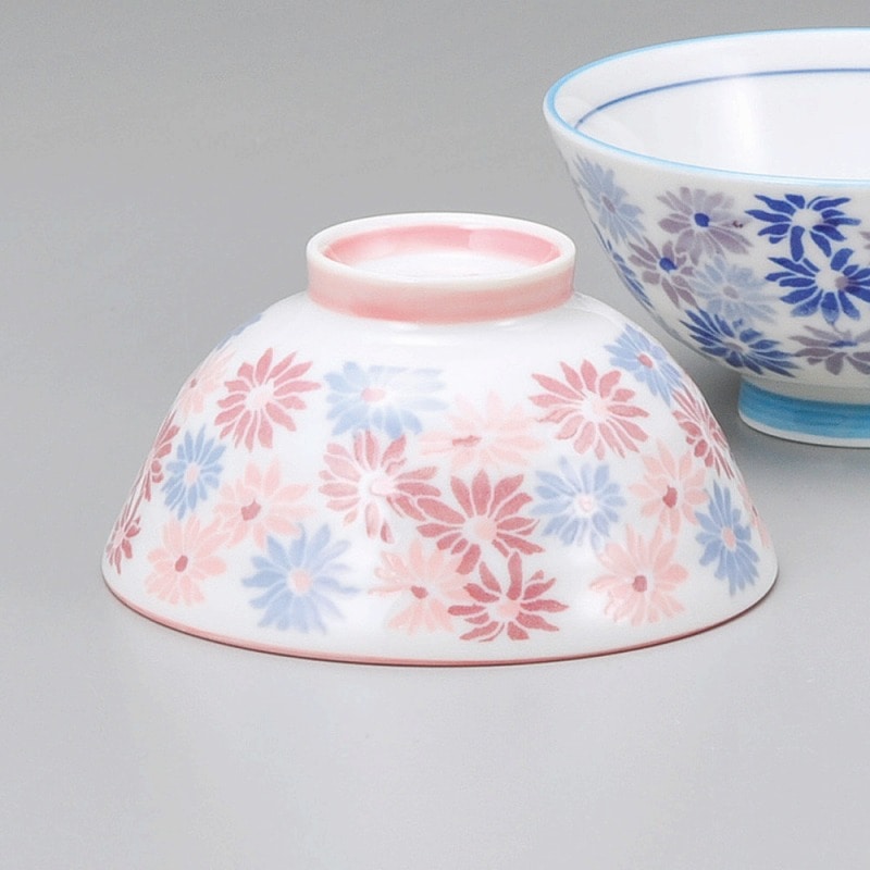 金正陶器 花遊び赤茶碗 1個(ご注文単位1個)【直送品】