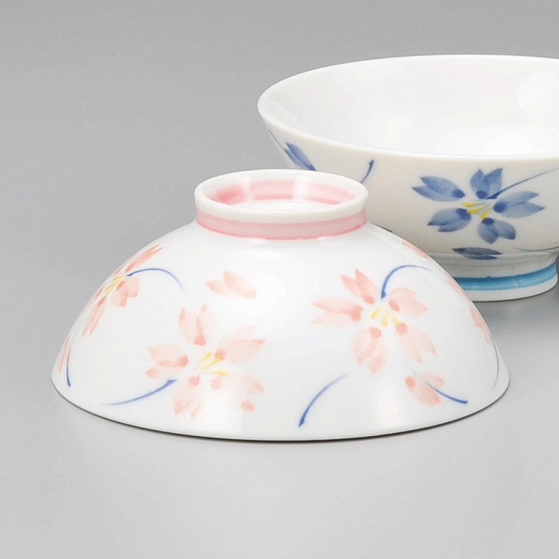 金正陶器 枝さくらピンク中平茶碗 1個(ご注文単位1個)【直送品】