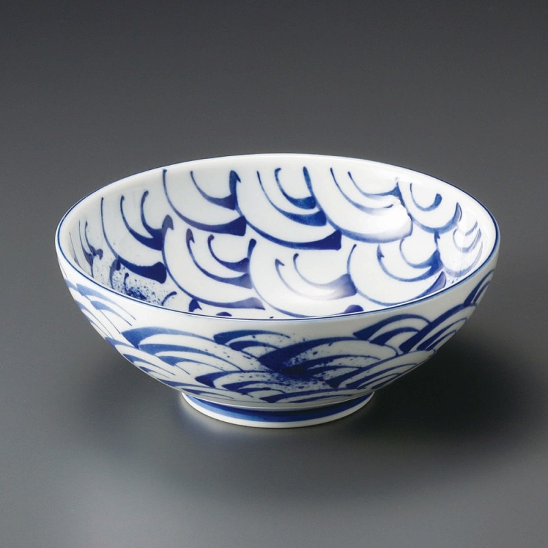 金正陶器 青海波麺鉢 1個(ご注文単位1個)【直送品】