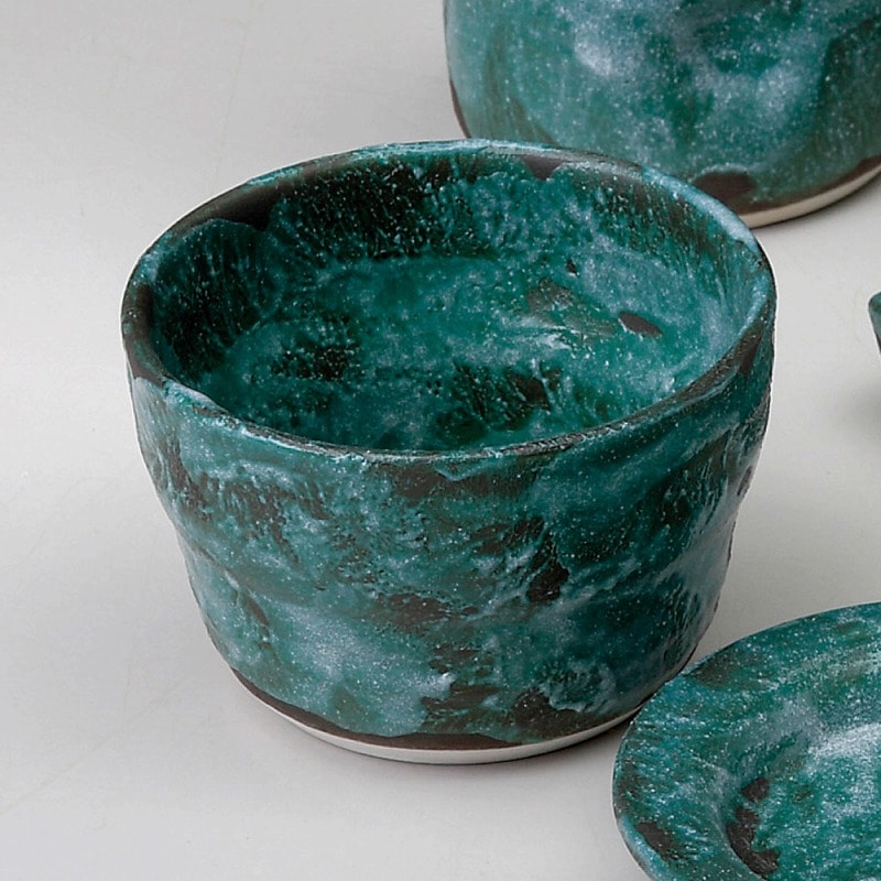 金正陶器 紺ｶｽﾐそば千代口 1個（ご注文単位1個）【直送品】