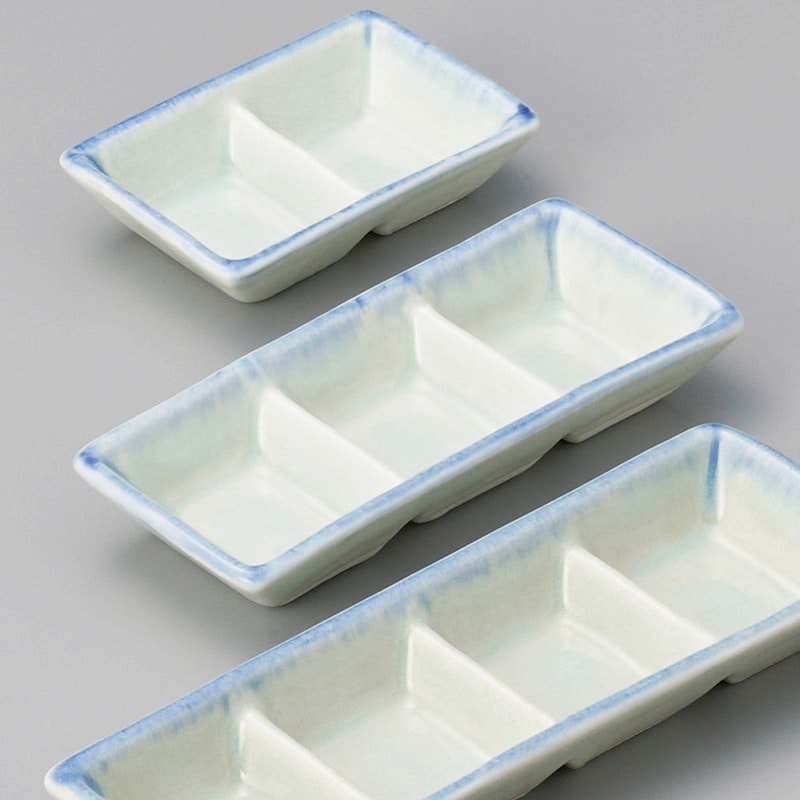 金正陶器 渕紺三品珍味皿 1個（ご注文単位1個）【直送品】