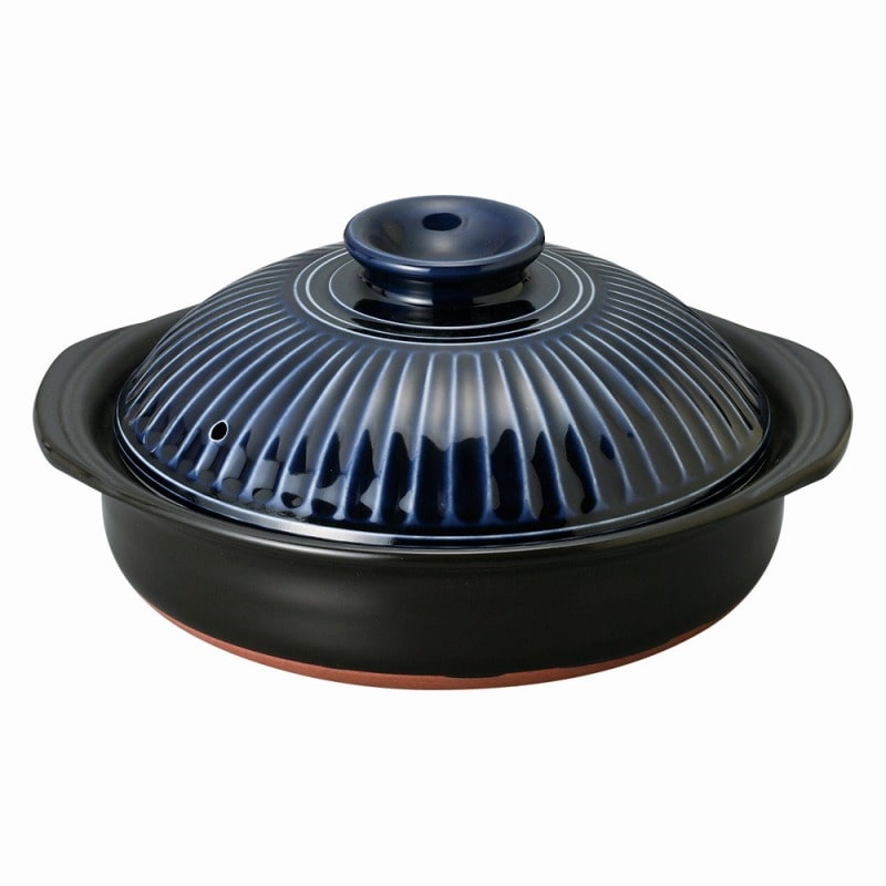 金正陶器 菊花ﾙﾘ9号鍋 1個（ご注文単位1個）【直送品】