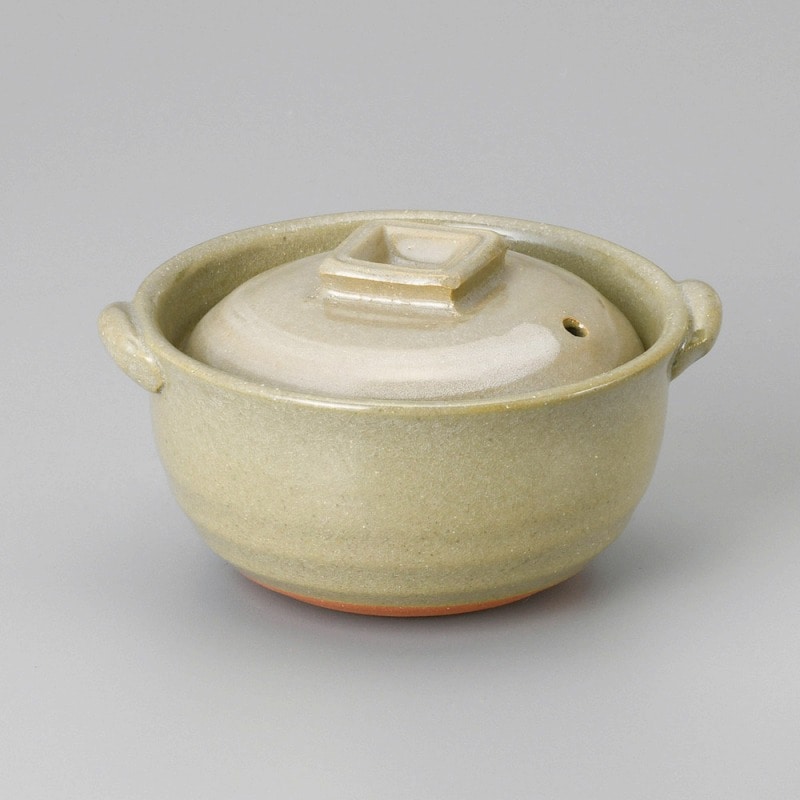 金正陶器 京風白刷毛目4号深鍋 1個（ご注文単位1個）【直送品】