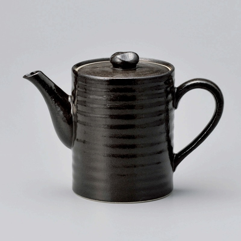 金正陶器 瀬戸黒手付だし入 1個（ご注文単位1個）【直送品】