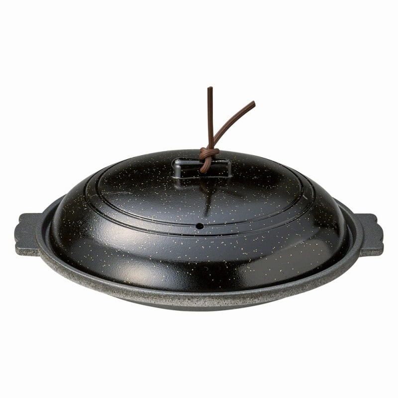 金正陶器 金ちらし18cm丸陶板浅(M11-727) 1個(ご注文単位1個)【直送品】