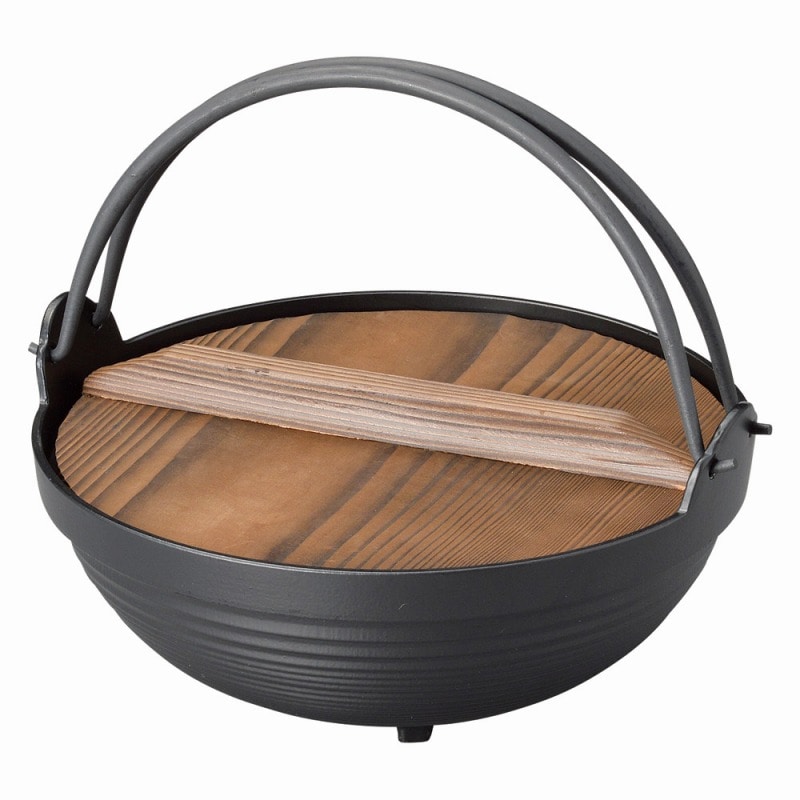 金正陶器 新ふるさと鍋(黒)24(M10-260) 1個(ご注文単位1個)【直送品】