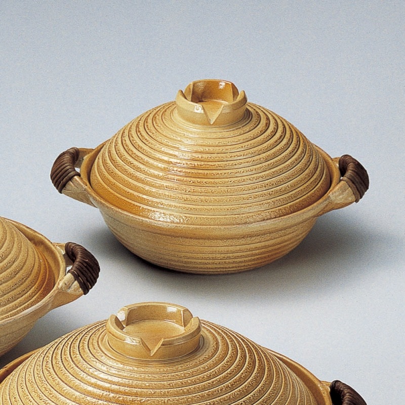 金正陶器 電磁用手造り楽鍋(新幸楽)24cm 1個(ご注文単位1個)【直送品】