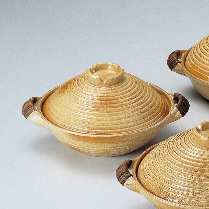 金正陶器 電磁用手造り楽鍋(新幸楽)27cm 1個(ご注文単位1個)【直送品】