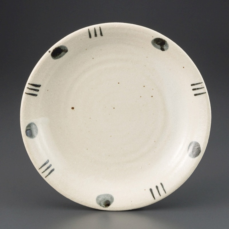 金正陶器 紺実十草8.5パスタ皿 1個(ご注文単位1個)【直送品】