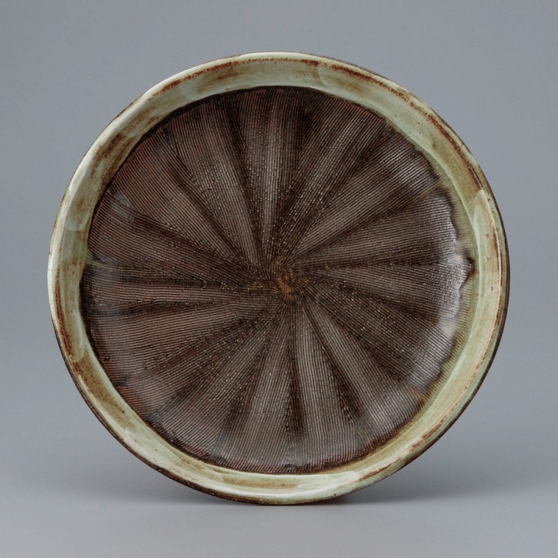 金正陶器 白化粧土巻きクシメ付7.0パスタ 1個(ご注文単位1個)【直送品】