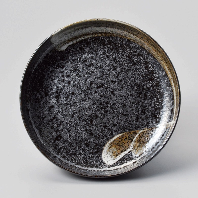 金正陶器 明世荒刷毛切立パスタ 1個(ご注文単位1個)【直送品】