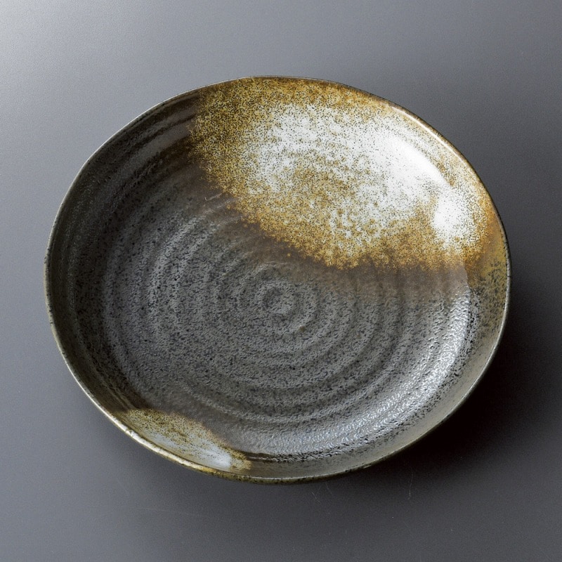 金正陶器 白吹天目パスタ皿 1個(ご注文単位1個)【直送品】