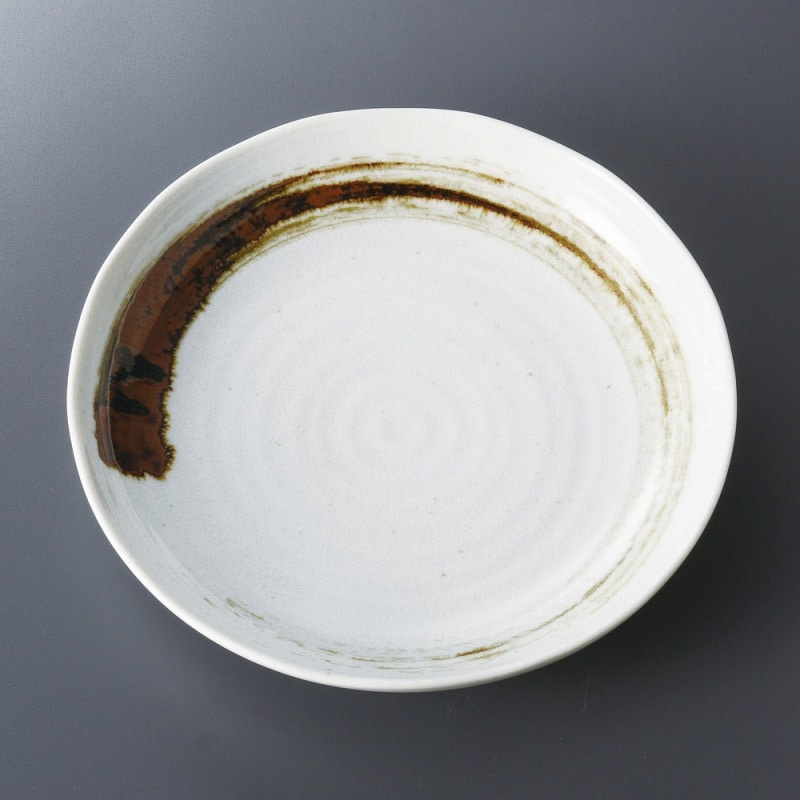 金正陶器 錆刷毛パスタ皿 1個(ご注文単位1個)【直送品】