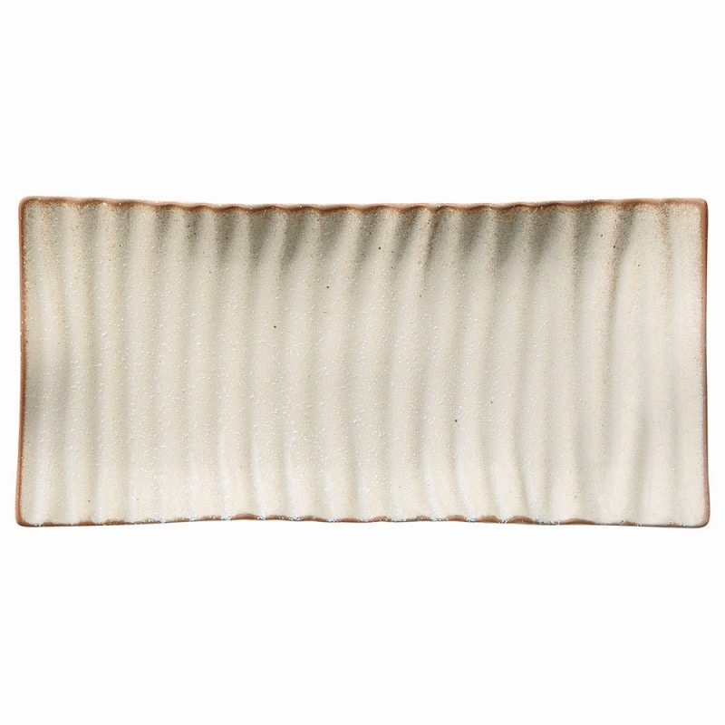 金正陶器 折衷 芳萩31cm長菜皿 1個（ご注文単位1個）【直送品】