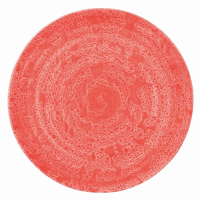 金正陶器 真紅ﾌﾗｯﾄﾌﾟﾚｰﾄ(S) 1個（ご注文単位1個）【直送品】