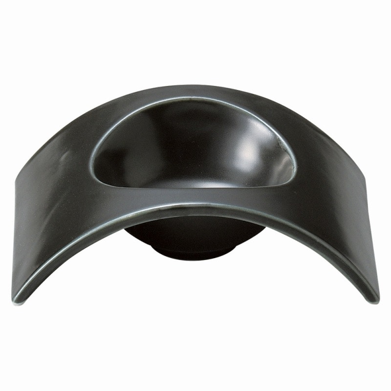 金正陶器 ﾌﾞﾗｯｸｱｰﾁ型小付 1個（ご注文単位1個）【直送品】