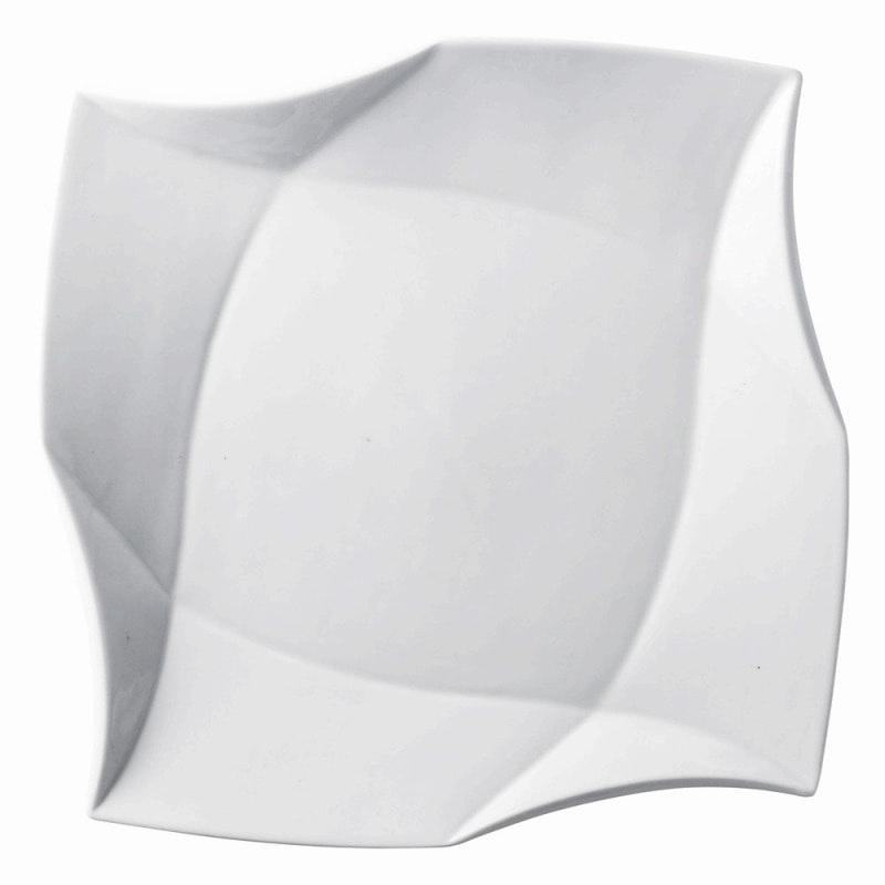 金正陶器 白磁8吋ｸﾗﾌﾄﾌﾟﾚｰﾄ 1個（ご注文単位1個）【直送品】