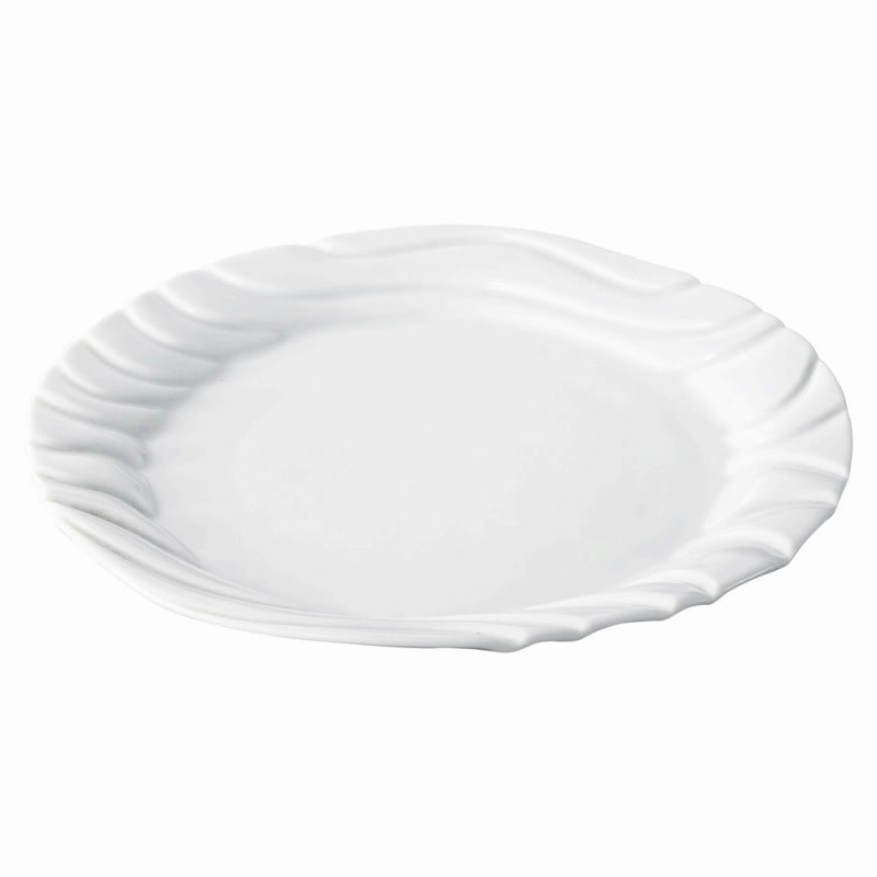 金正陶器 ヴァーグホワイト18cmプレート 1個(ご注文単位1個)【直送品】