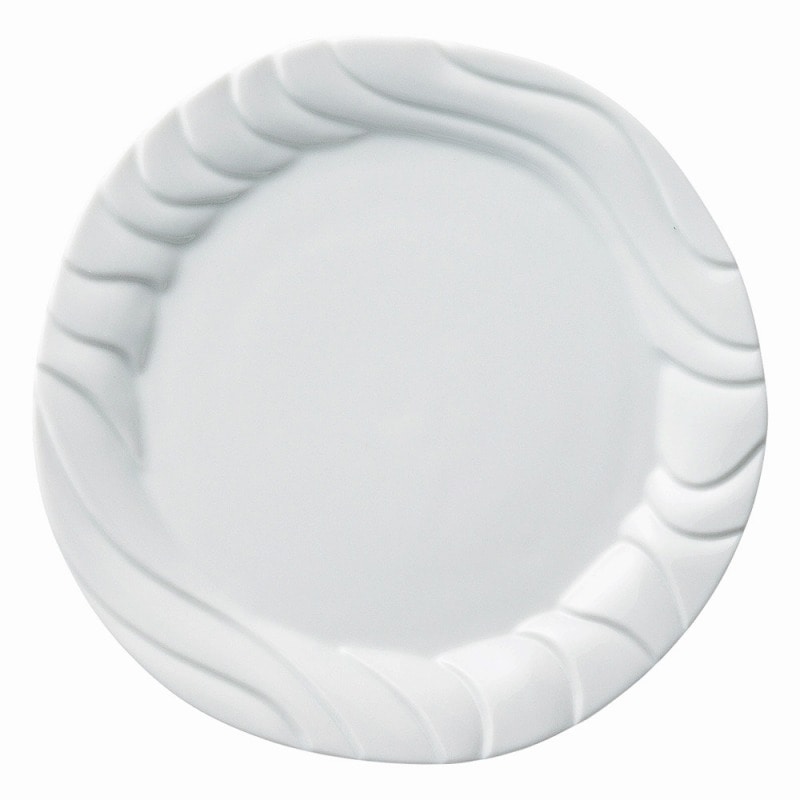 金正陶器 ヴァーグホワイト24cmプレート 1個(ご注文単位1個)【直送品】