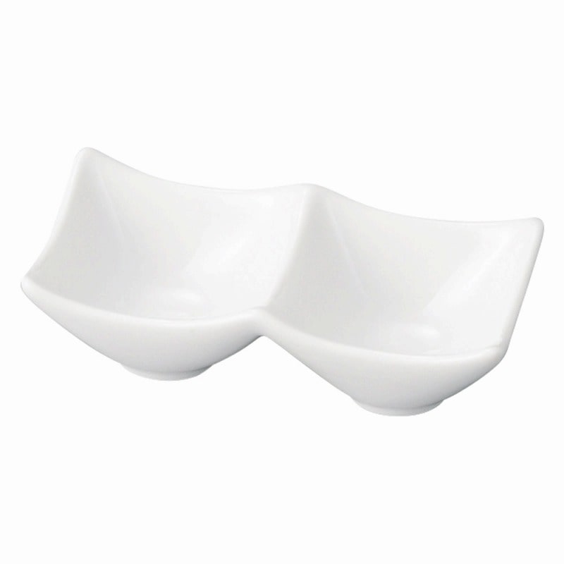 金正陶器 ｱｰﾊﾞﾝﾐﾆ角鉢2P/WH 1個（ご注文単位1個）【直送品】